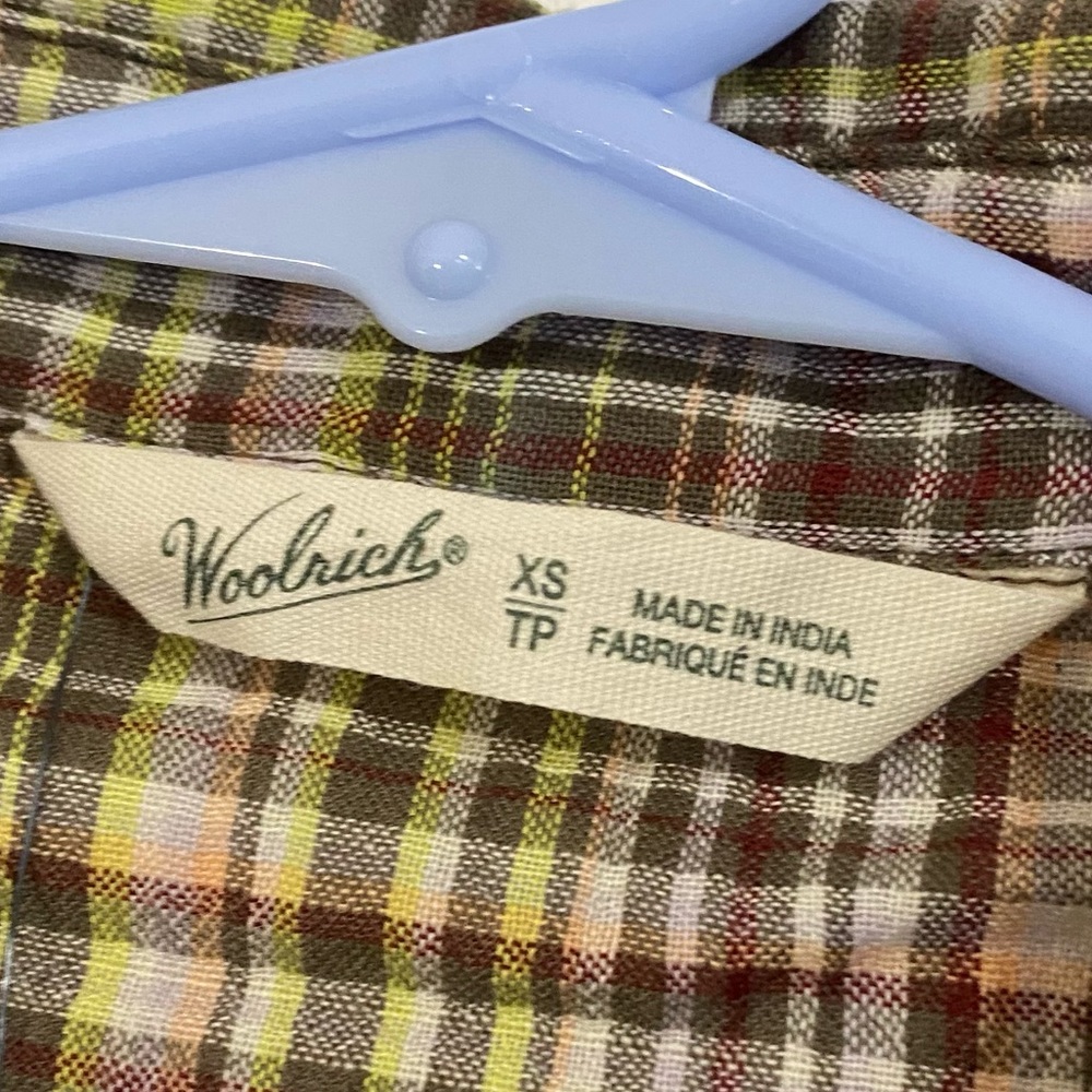 Woolrich Carabelle Plaid Button Down Shirt XS - Picture 2 of 5